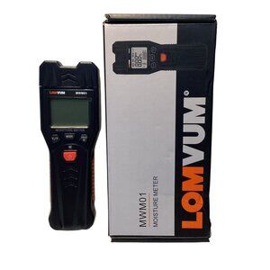 LOMVUM MWM01 Moisture Meter With Case New In Box